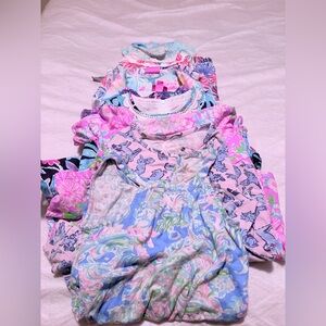 Lilly Pulitzer Blue and Pink Floral 9 Bundles